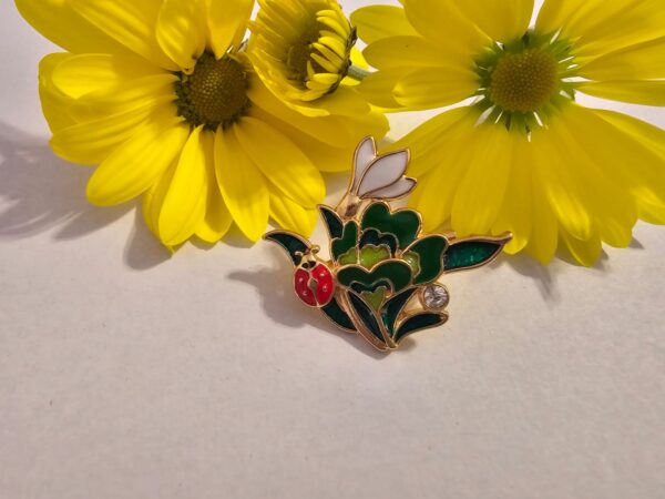 Brosa martisor ghiocel