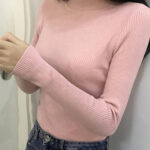 Bluza dama casual cu guler scurt Maria roz pudra