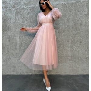 Rochie dama eleganta din tulle Maria
