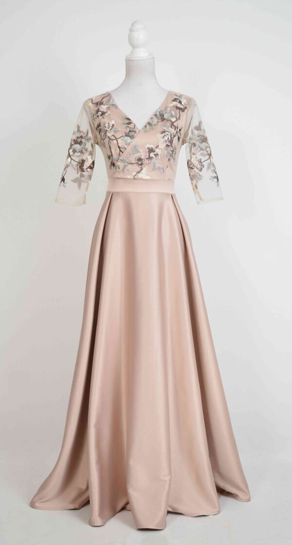 Rochie dama eleganta Miriam bej