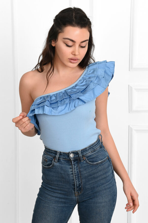 Body dama ShoulderPuff bleu
