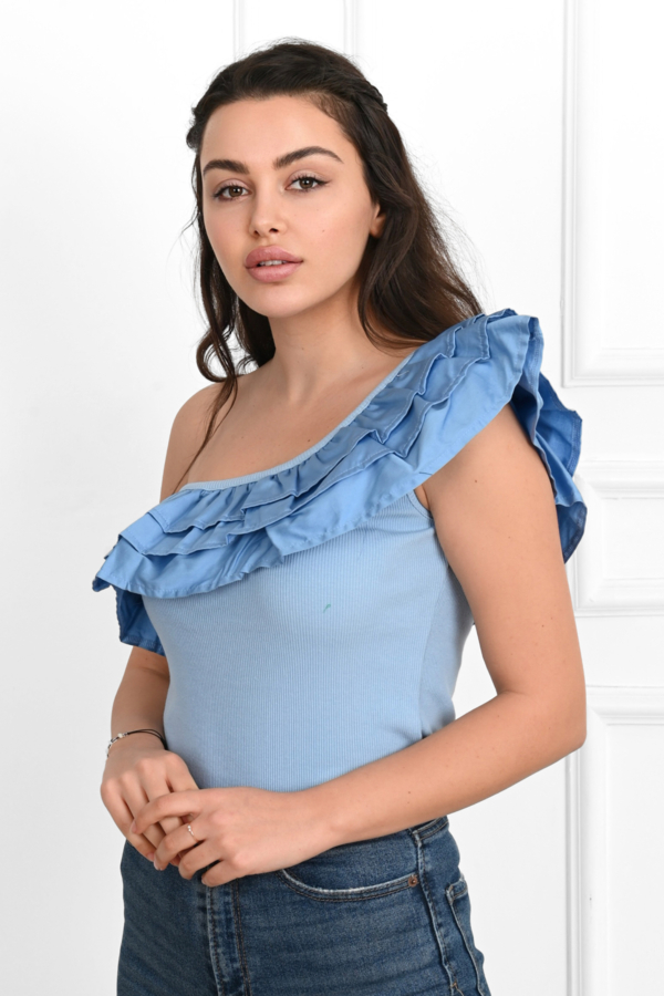 Body dama ShoulderPuff bleu