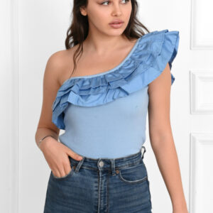 Body dama ShoulderPuff bleu