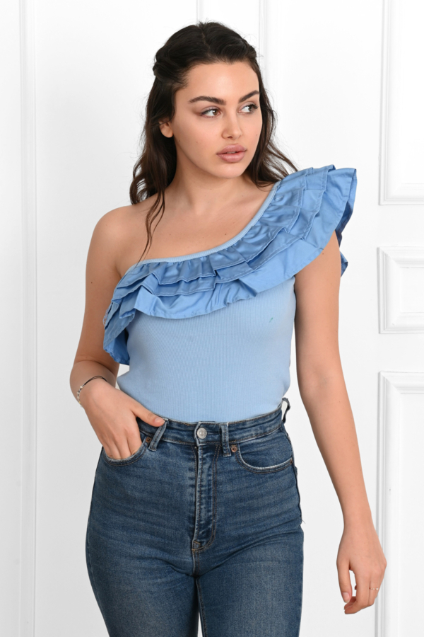 Body dama ShoulderPuff bleu