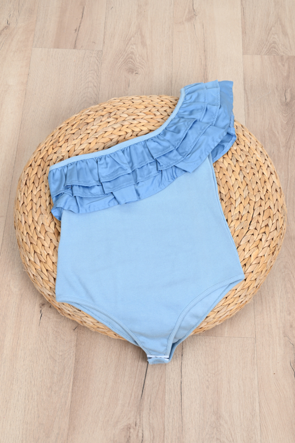 Body dama ShoulderPuff bleu