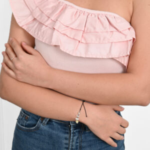 Body dama ShoulderPuff roz pudra