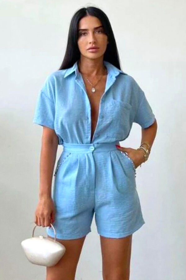 Compleu dama Mira bleu