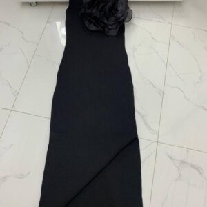 Rochie dama tricot BigFlower negru