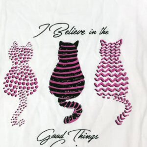 Tricou dama casual I Believe in Cats
