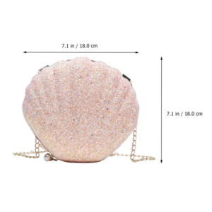 Geanta dama eleganta Glitter Shell Roz