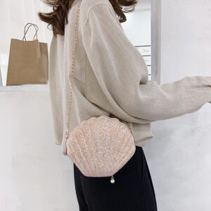 Geanta dama eleganta Glitter Shell Roz