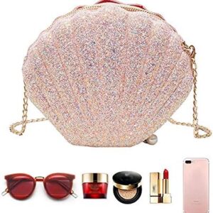 Geanta dama eleganta Glitter Shell Roz