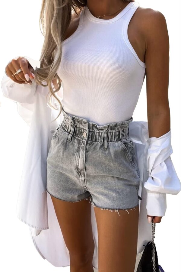 Pantaloni scurti blugi dama denim Joshepa
