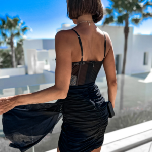 Rochie dama cu corset Ellen negru