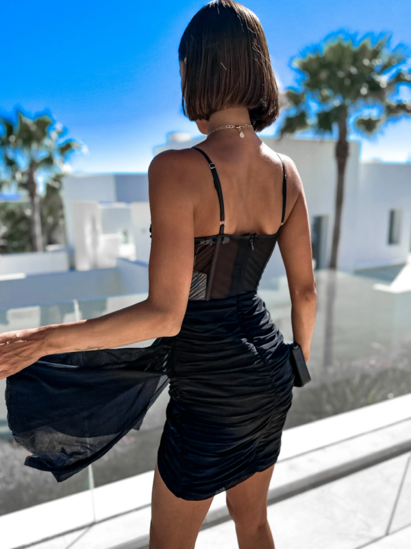 Rochie dama cu corset Ellen negru