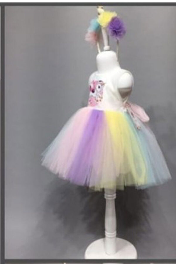 Rochita eleganta pentru fetita cu bentita MyUnicorn