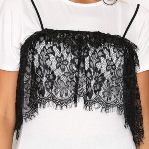Tricou casual dantela Mimy