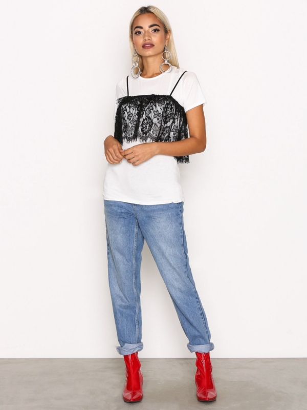 Tricou casual dantela Mimy