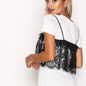 Tricou casual dantela Mimy
