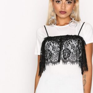 Tricou casual dantela Mimy
