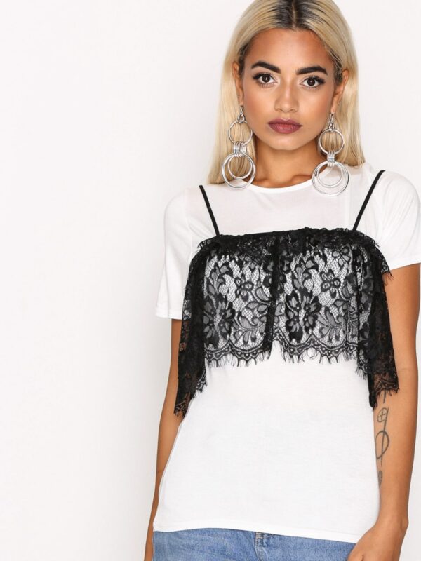 Tricou casual dantela Mimy