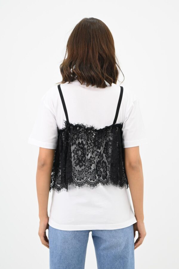 Tricou casual dantela Mimy