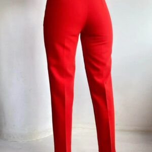 Pantaloni dama office Melinka rosu