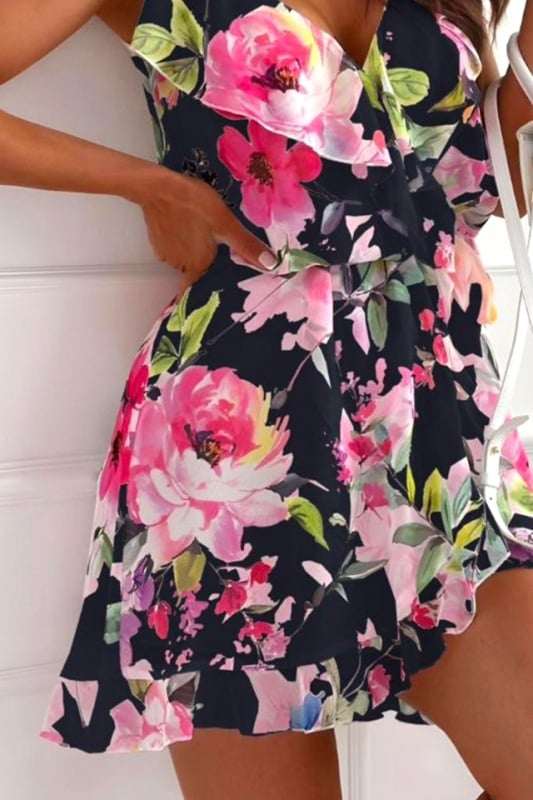 Rochie dama chiffon Floral Wrap