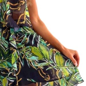 Rochie dama chiffon Jungle Wrap