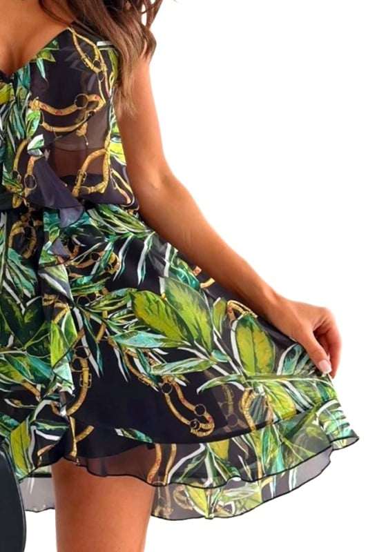 Rochie dama chiffon Jungle Wrap