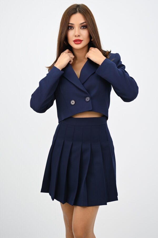 Compleu dama elegant Diana bleumarin