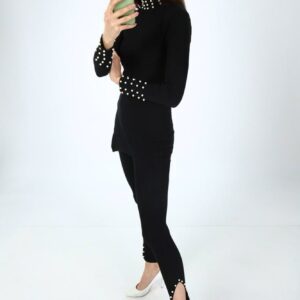 Compleu dama elegant cu perle Betty