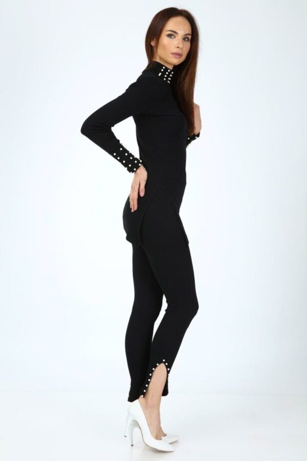 Compleu dama elegant cu perle Betty