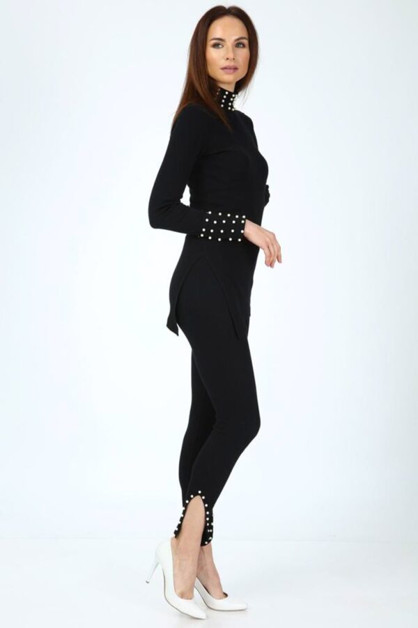 Compleu dama elegant cu perle Betty