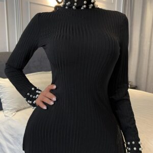 Compleu dama elegant cu perle Betty