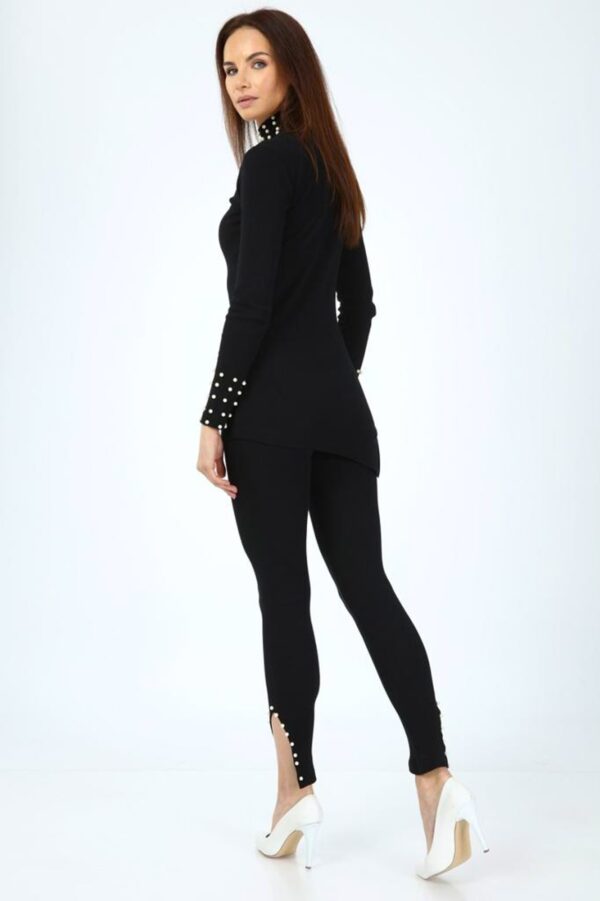 Compleu dama elegant cu perle Betty