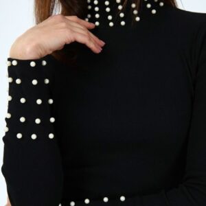 Compleu dama elegant cu perle Betty