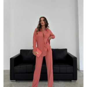 Compleu dama oversize Agnes roz