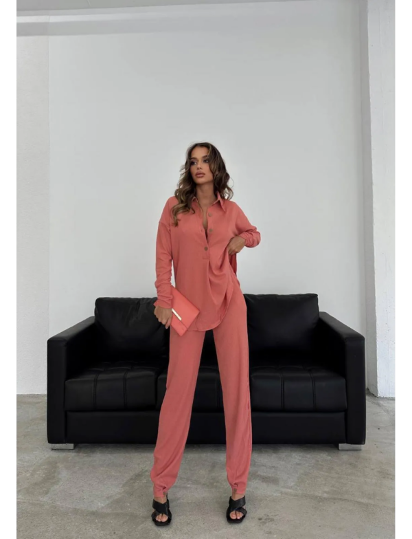 Compleu dama oversize Agnes roz