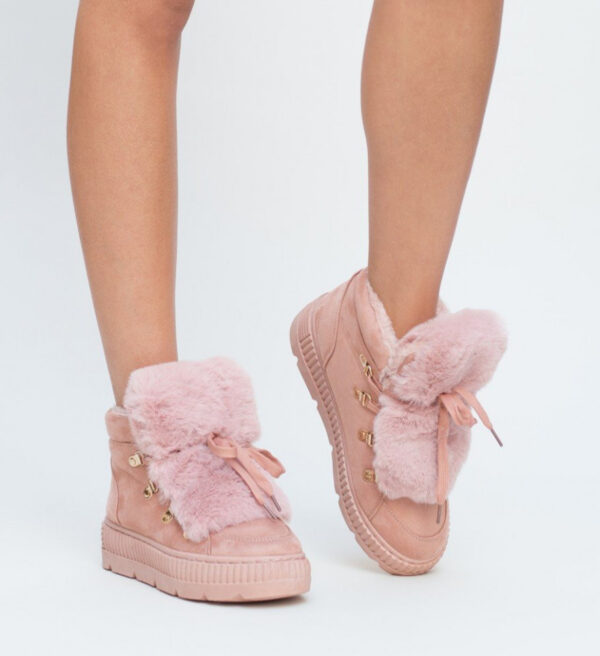 Pantofi sport dama cu urechi Digia roz
