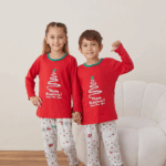 Pijama copii motive Craciun Merry Christmas