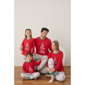 Pijama copii motive Craciun Merry Christmas