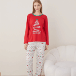 Pijama dama motive Craciun Merry Christmas