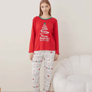 Pijama dama motive Craciun Merry Christmas