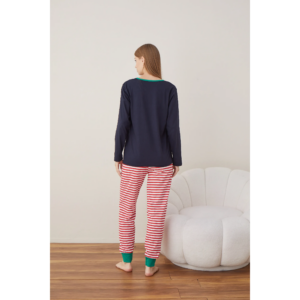 Pijama dama motive Craciun Santa Squad