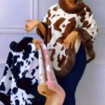 Capa dama blanita eco CowSpots