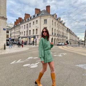 Compleu dama Millie vernil
