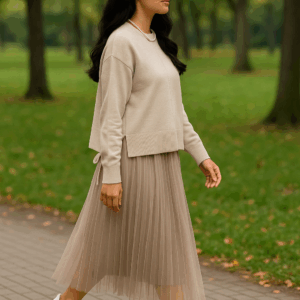 Compleu dama rochie voal Laura