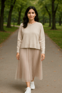 Compleu dama rochie voal Laura