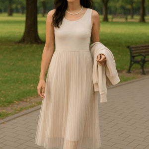 Compleu dama rochie voal Laura